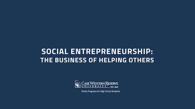 Video preview for Social Entrepreneurship: The Business of Helping Others Trailer